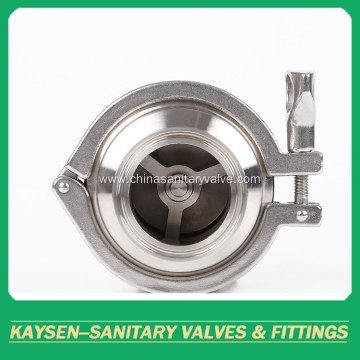 DIN Hygienic Check Valves Clamp Ends